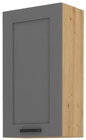 Dulap superior de bucătărie Lucid 50 G 90 1F (Stejar artisan + dustgrey). 1045604