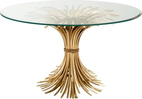 Masa design LUX Bonheur diam.130cm auriu finisaj antic 112128 HZ