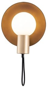 Aplica de perete design modern Triva bronz, auriu