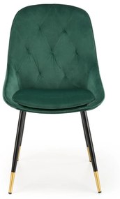 Scaun K437 Velvet Verde – l49 x A55 x h88 cm
