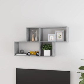 vidaXL Raft de perete, gri beton, 100x18x53 cm , PAL