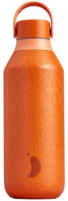 Sticlă termos Chilly's Bottles - Fire Orange 500ml, ediția Elements/Series 2