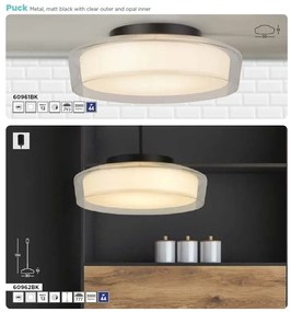 Plafoniera LED baie cu protectie IP44 Puck 30cm