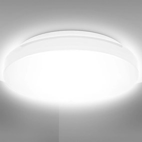 BKLICHT LED Plafoniera alba 33/33/7,5 cm