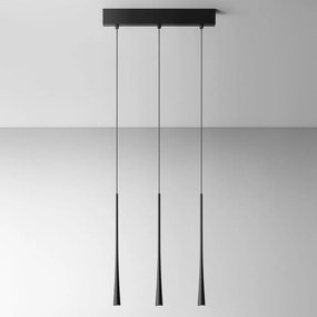 Lustra cu 3 pendule LED slim DAFNE alb, negru sau auriu