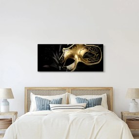 Tablou masca aurie (120x50 cm)