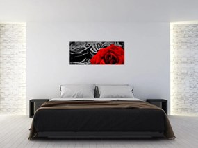 Tablou - Flori de trandafir (120x50 cm)