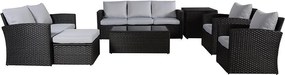 Set mobilier de grădină pentru familie Avenberg LUGANO