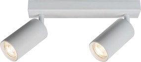 Aplica de perete / tavan cu 2 spoturi directionabile design modern SOLO alb