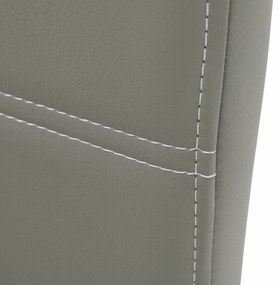 Scaun de sufragerie Abalia New (gri deschis + Crom). 808097