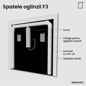 Oglindă cu iluminare LED F3