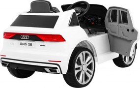 Masinuta Electrica cu acumulator pentru copii NOVOKIDS™ Audi Q8 Lift , Roti din Cauciuc EVA, 3-8 ani , Usi cu deschidere , Baterie12V, 2 Viteze,