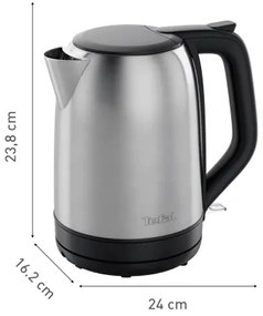 Fierbător de apă Tefal SUBITO 1,7l 2400W/230V oțel inoxidabil/negru