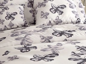 Lenjerie de pat din microfibra BLACK BUTTERFLY crem Dimensiune lenjerie de pat: 2 buc 70 x 80 cm | 160 x 200 cm