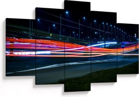 Tabloul orașului nocturn (150x105 cm)