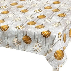 Față de masă Bellatex Crăciun Glob de aur , 120 x140 cm, 120 x 140 cm
