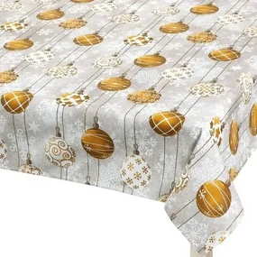 Față de masă Bellatex Crăciun Glob de aur , 120 x140 cm, 120 x 140 cm
