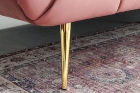 Canapea 3 locuri design elegant Noblesse, roz