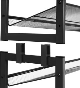 Pantofar negru din metal LEMIRO