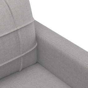 Canapea de o persoana, gri deschis, 60 cm, material textil Gri deschis, 78 x 77 x 80 cm