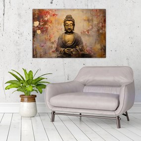 Tablou - Buddha, pictură (90x60 cm)