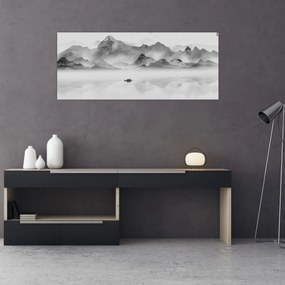 Tablou - Lac japonez (120x50 cm)