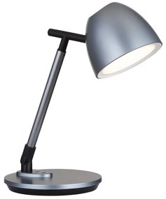 Lampa de birou aluminiu, plastic gri inchis LED CCT CASALA