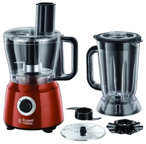 Robot de bucatarie Russell Hobbs Desire 24730-56, 600W, 2.5 L, 2 viteze +Pulse, Rosu