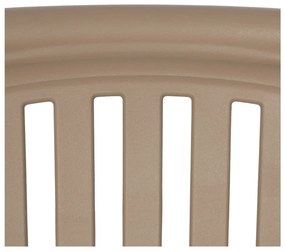 Scaun de dining bej din plastic Alia – Ixia