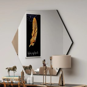 Oglindă Zeo Black 60 x 70 cm