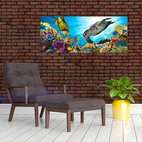 Tablou - Recif de corali (120x50 cm)