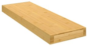 352733 vidaXL Raft de perete, 80x20x4 cm, bambus