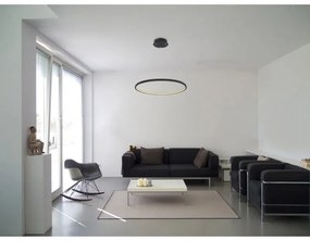Lustra LED suspendata design modern circular RALPH 29W negru