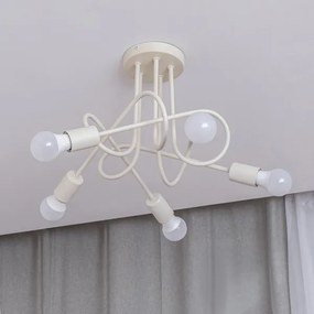 Lustră aplicată OXFORD 5xE27/15W/230V crem