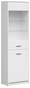 Vitrină Nepo Plus 23 (alb) . 1098364