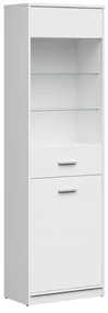 Vitrină Nepo Plus 23 (alb) . Promo -31%. 1098364