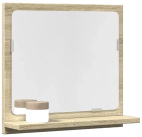 vidaXL Dulap baie cu oglindă stejar sonoma 40x11x37 cm lemn compozit