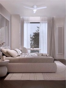 Lustra LED cu Ventilator si telecomanda ALOA alb