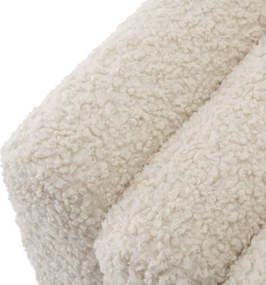 Taburete design LUX Bente, faux shearling 115489 HZ