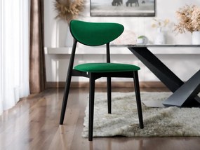 Scaun sufragerie KD 65 C (Negru + smaragd) . 1103477