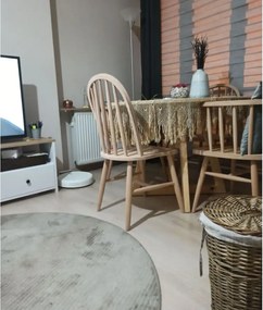 Masa rotund  dining din lemn  Homs, seria A-620,90 x 75 cm,30176