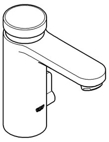 GROHE 36317000 - Baterie pentru lavoar cu închidere automată EUROSMART COSMOPOLITAN T, crom