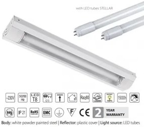 Corp iluminat LED 2X9W 4000K NEDA ELMARK