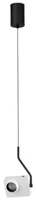 Pendul LED cu spot directionabil stil minimalist KEDROS alb