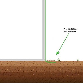 Seră din folie 3X4.5X2 m (cadru+folie)