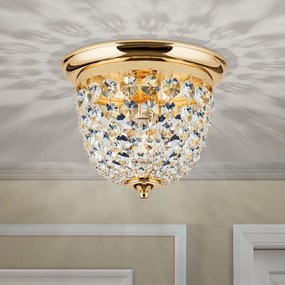 Plafoniera cristal Asfour design elegant lux PLAFOND D-26cm aurie