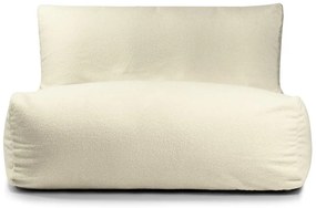 Fotoliu bean bag crem cu tapițerie din țesătură bouclé Sofa Seat Lounge – SLOWDOWN