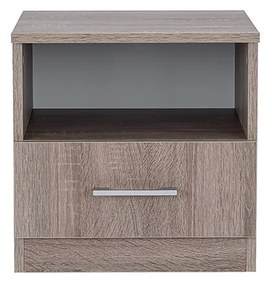 Noptieră Miami 1 sertar 40x40 cm stejar York-stejar York