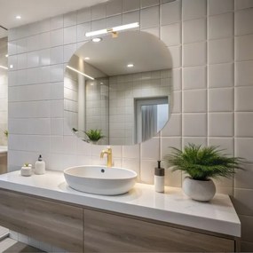 Lampă LED pentru oglindă de baie APA LED/6W/230V 40 cm IP44, auriu