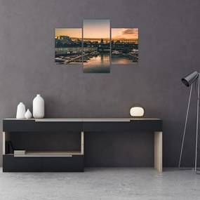 Tablou - orașul port (90x60 cm)